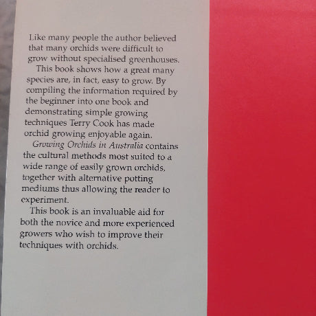 Book spine with text on a red background